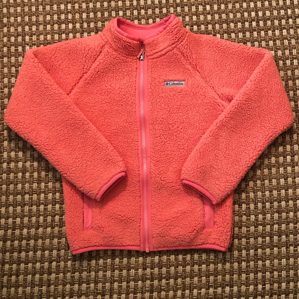 GIRLS Columbia fleece/sherpa jacket